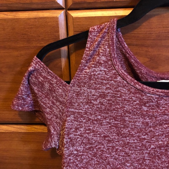 Two Hollister Cold Shoulder Tops - Picture 2 of 6